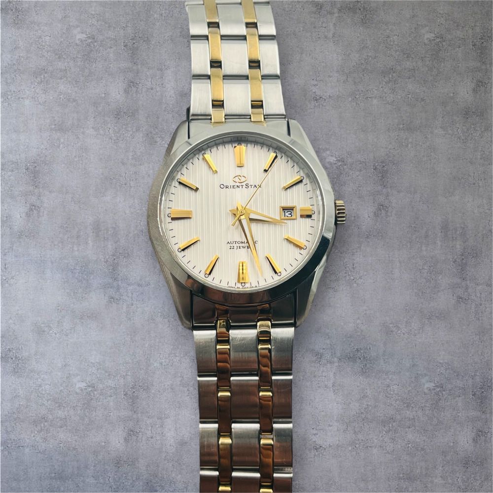ORIENT STAR Standard-Date Collection Automatic White Dial Two Tone