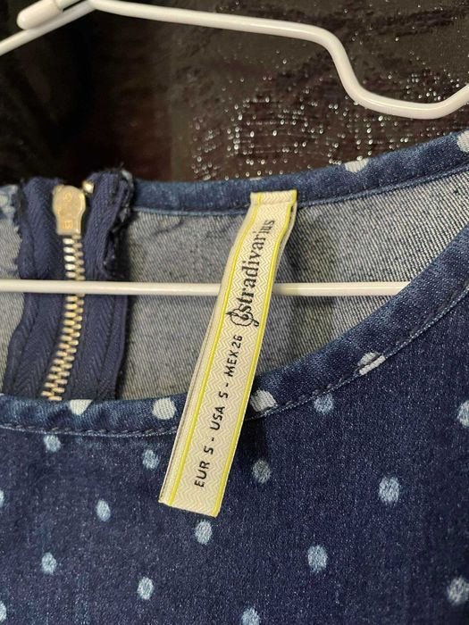 Rochie denim, Stradivarius, marime S