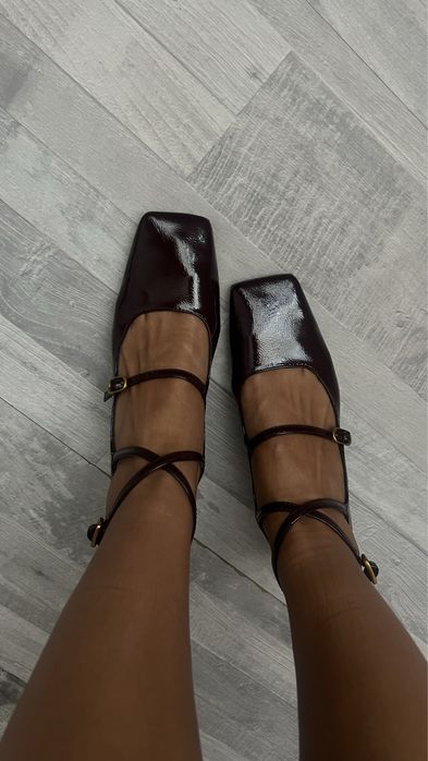 лакированный туфли Massimo Dutti