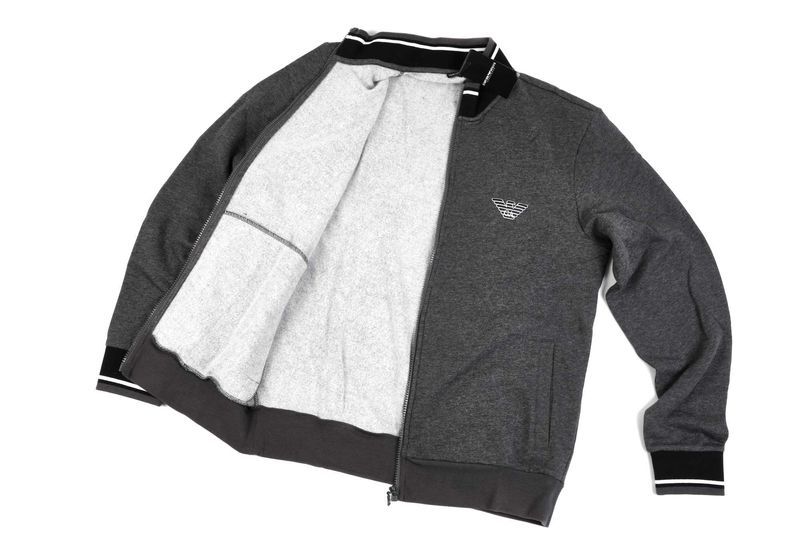 ПРОМО ARMANI -S,M и XL -мъжки сив плътен зимен спортен екип- комплект