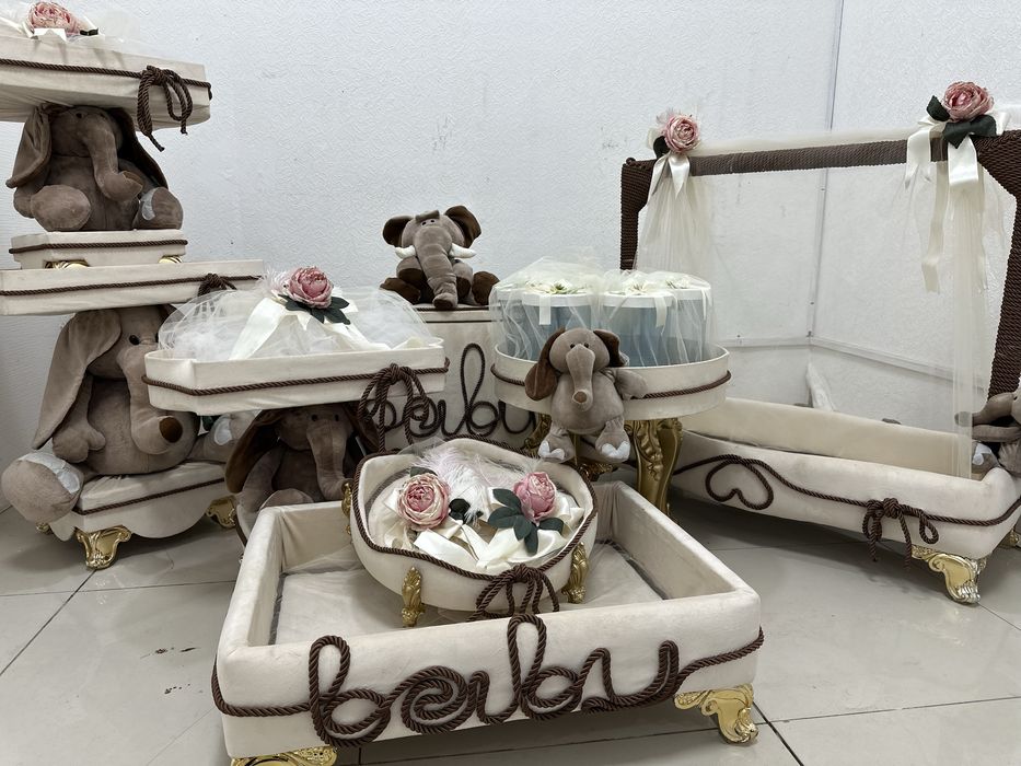 Beshik toʻy uchun sarpo qutilari