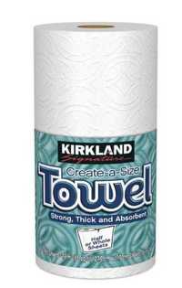 Kirkland полотенца бумажные двухслойные 160 листов