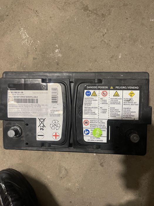 Акумулатор mercedes 80ah 12v 800a