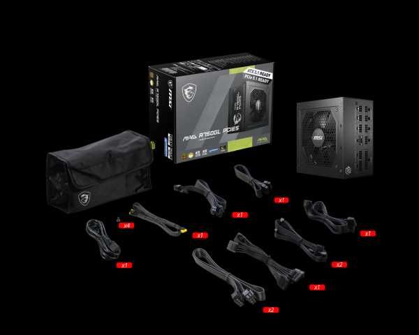 Sursa MSI MAG A750GL PCIE5 80+ Gold 750W ATX 3.0 Full modulara