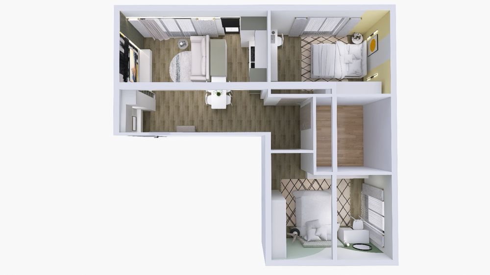 3 camere Natiunii 15 bloc nou