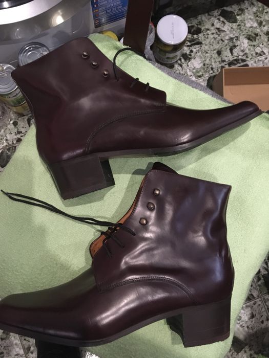 Нови италиански боти, размер 45, естествена кожа