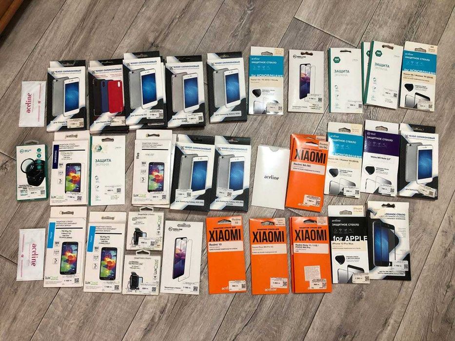 Чехол стекол для iPhone Xiaomi Samsung Huawei Honor Poco Redmi