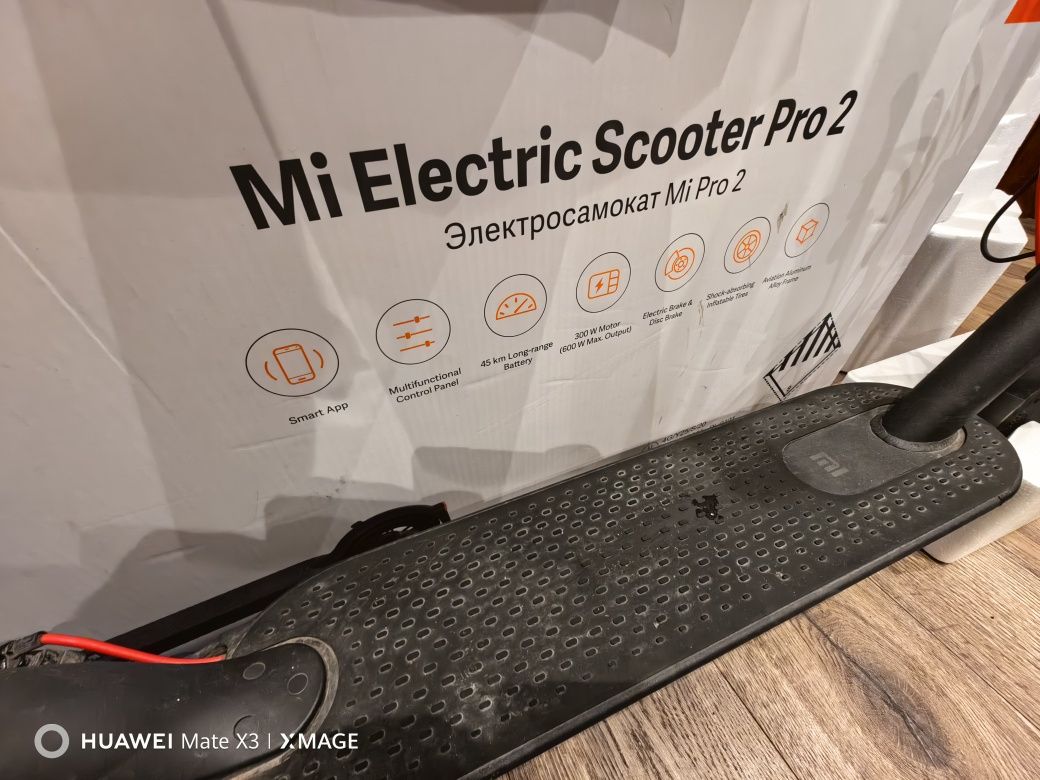 Xiaomi mi electric scooter Pro 2 Гаранция от Citytel до 2023г. Black