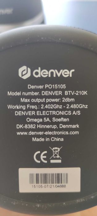 Boxe Denver Bluetooth