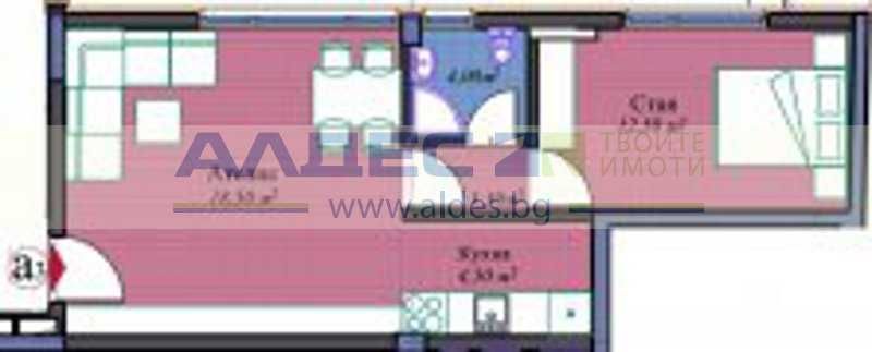 Продава се Двустаен апартамент в София, Кръстова вада - 49 кв.м за 2110 €/кв.м - Снимка #1