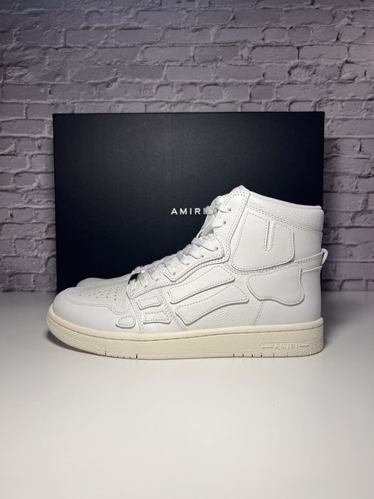 Amiri Skel Panelled High-Top Lace-up Sneakers | marimea 44 + cadou