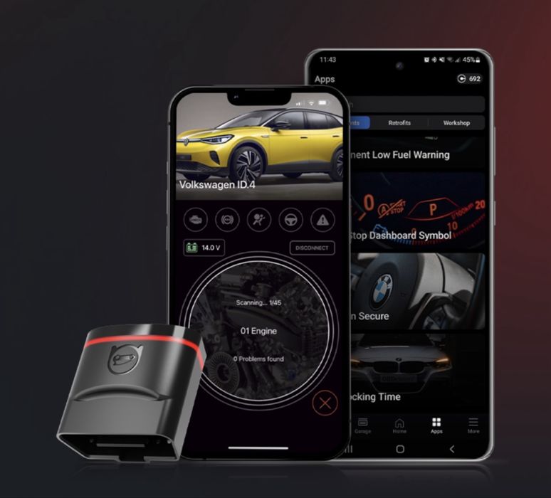 Diagnoza/Scanare/Activare functii VW, Audi, Seat, Skoda OBDEleven