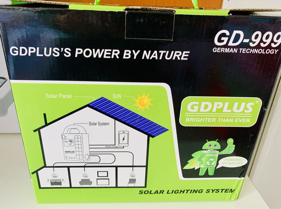 Kit iluminat portabil LED cu 3 becuri