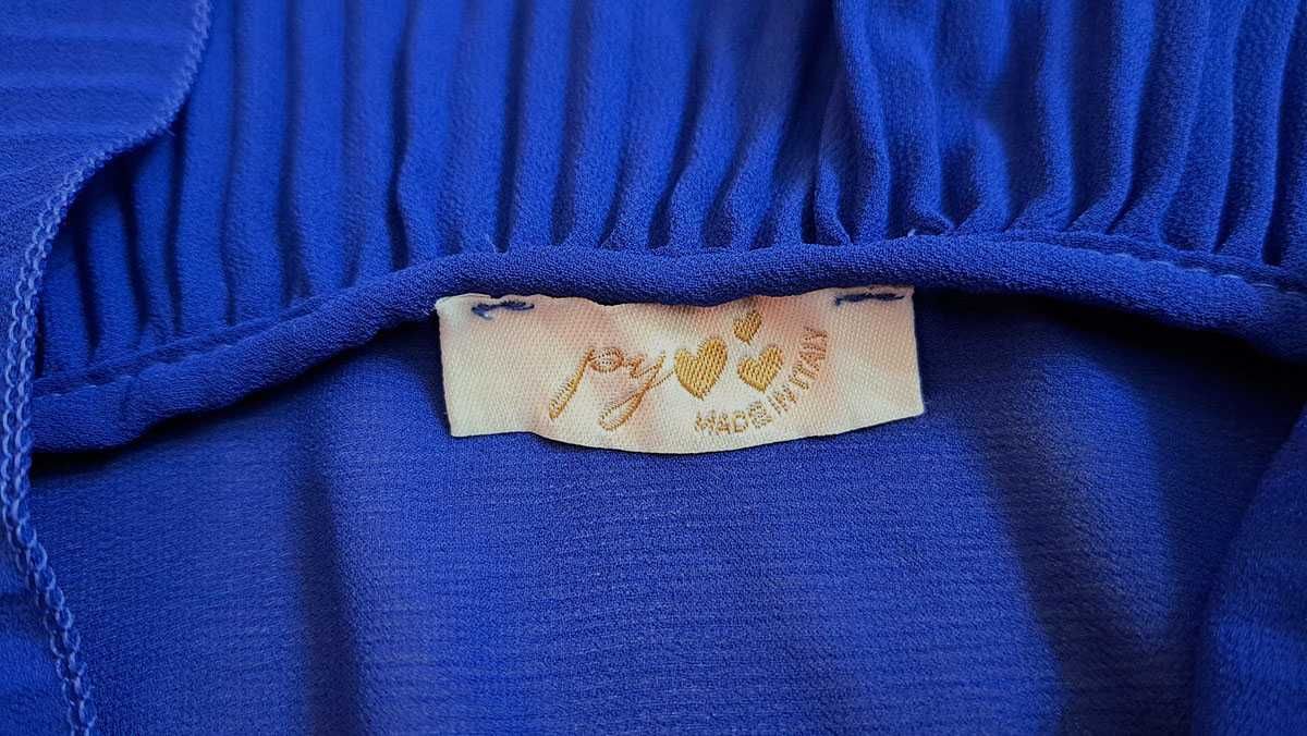 лятна синя блуза от Италия - нова без етикет