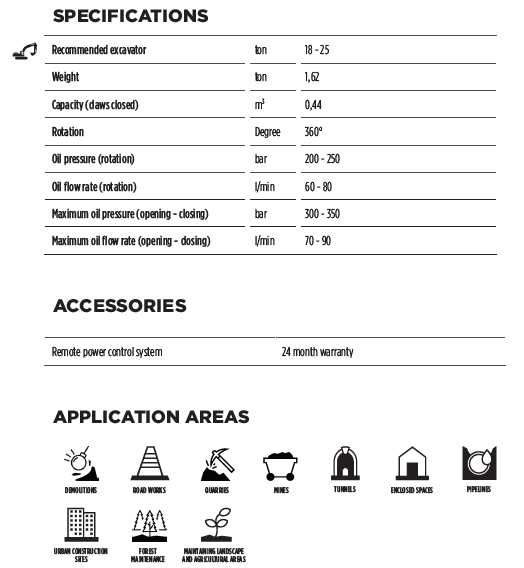 Cleste rotativa de sortare de la MB Crusher, model MB-G1000