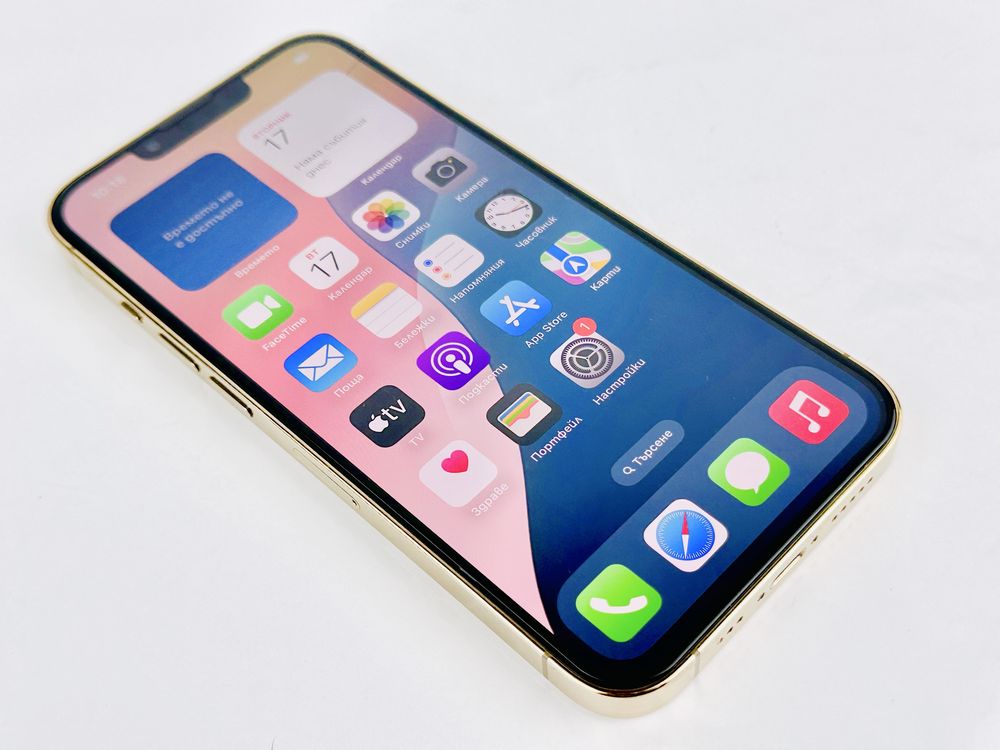 Apple iPhone 13 Pro 128GB Gold 100% Battery! Гаранция!