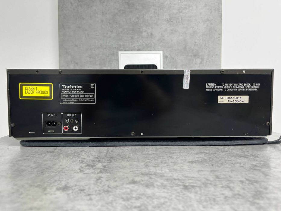 Technics SL-PD667, 5 cd changer, cd player, Made in Japan