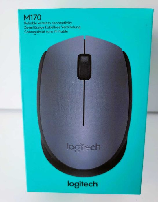 Mouse wireless Logitech M170, Grey, sigilat