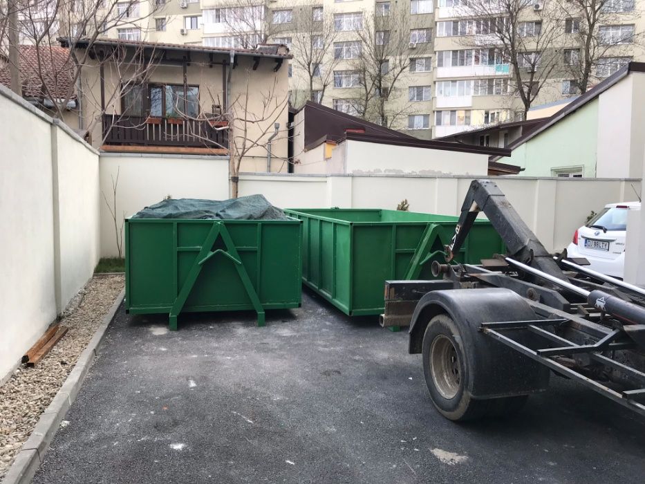 Deseuri reciclabile / nereciclabile, container, bena gunoi, moloz