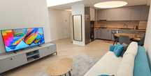 3 camere mobilat Complex nou Cortina North, Pipera, parcare inclusa.