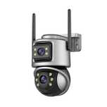 Безжична двойна камера за наблюдение 8MP
