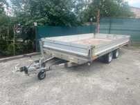 remorca platforma trailer SARIS 4*2m an 2012