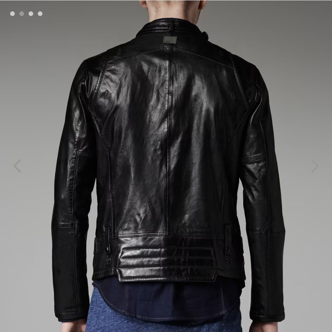 GStar Raw Chopper Leather Jacket кожено яке G-Star