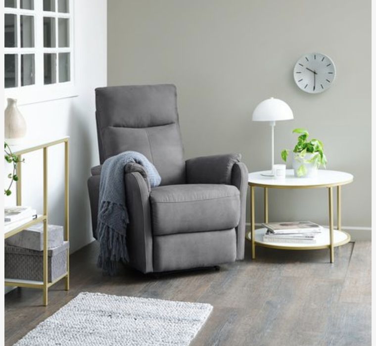 Fotoliu recliner Jysk ABILDSKOV electric gri