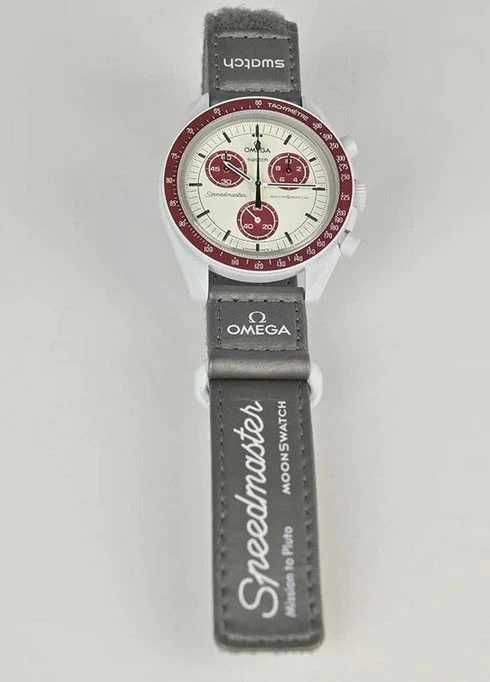Ceas SWATCH X OMEGA MISSION TO PLUTO Chronograf Superb Nou 2025 !!