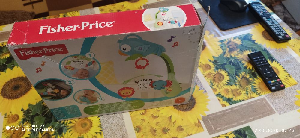 Музикална въртележка Fisher price