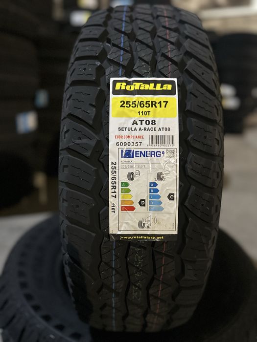 Нови джипови гуми ROTALLA SETULA AT08 255/65R17 110T НОВ DOT 2556517
