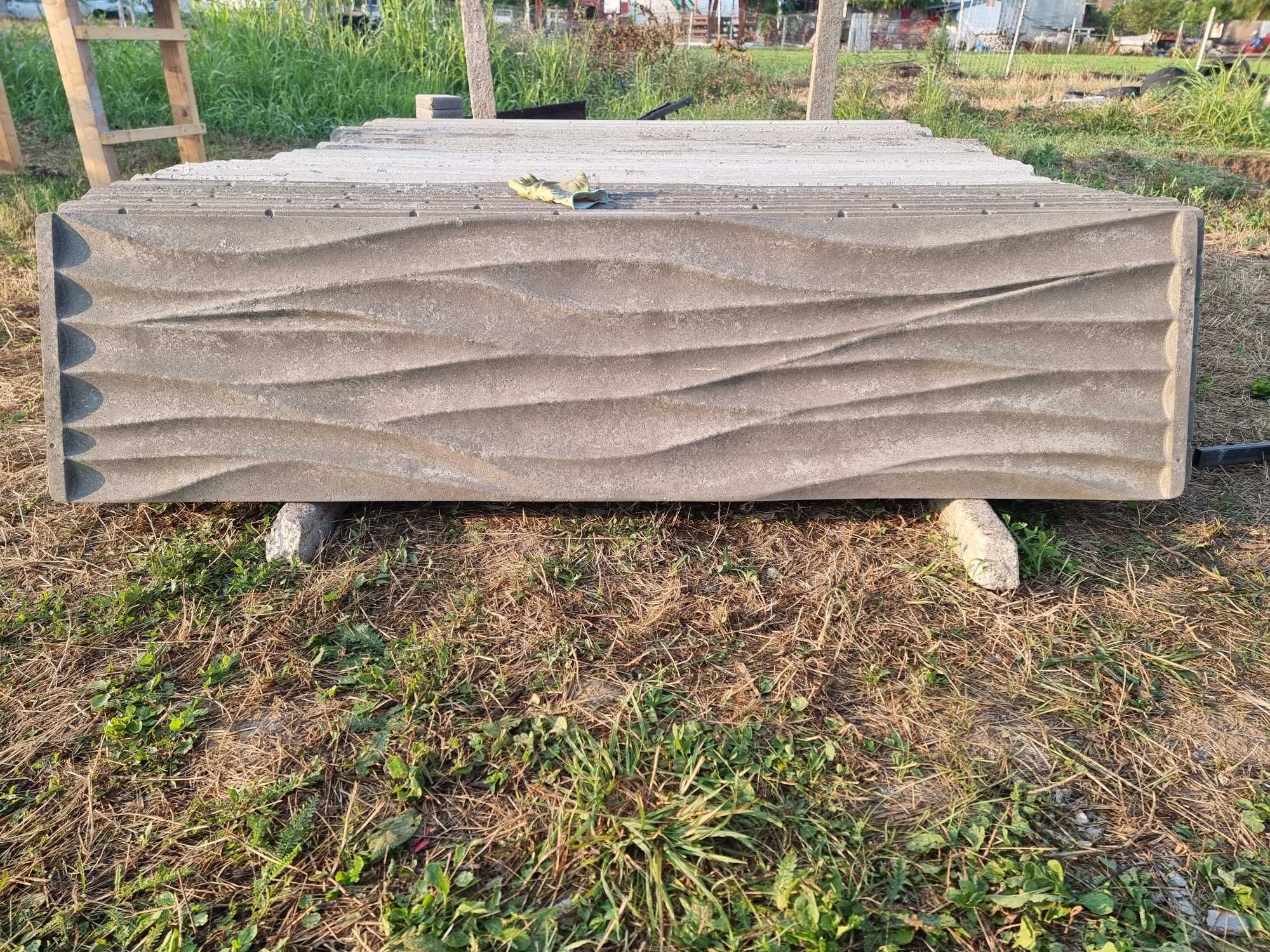 Gard de beton  prefabricat