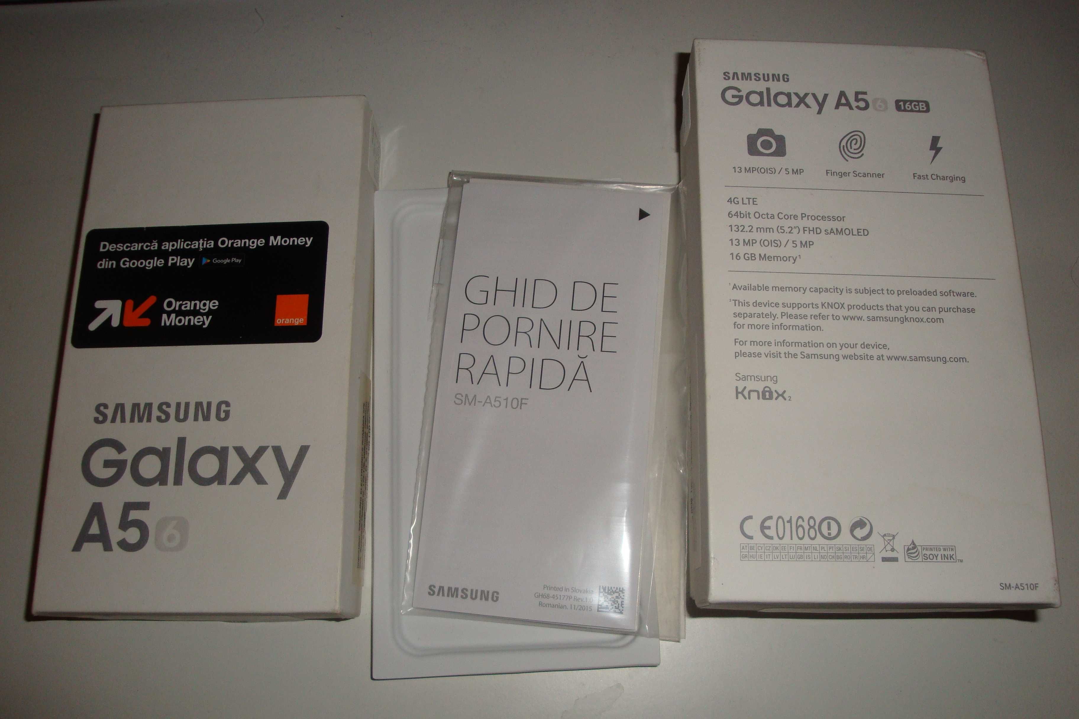 cutie ambalaj telefon Samsung Galaxy A5 2015