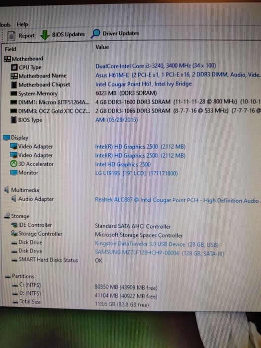 Kit socket 1155: Asus H61M-E + i3 3240