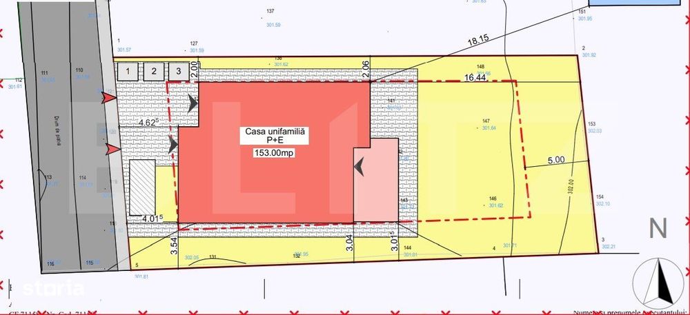 Teren 600 mp cu Autorizatie de construire casa individuala, Apahida !