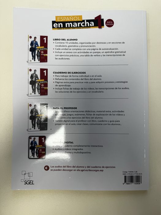 Учебни тетрадки по испански език Español en marcha 1/2 S-gel