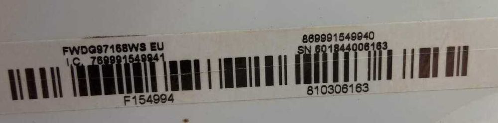 Платка от преден панел за пералня Whirlpool