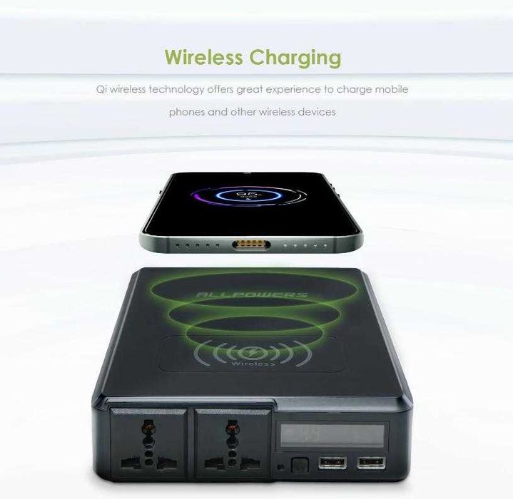 ALLPOWERS™ Solar Powerbank 154Wh 41600mAh 200W AC220V Слънчева Система