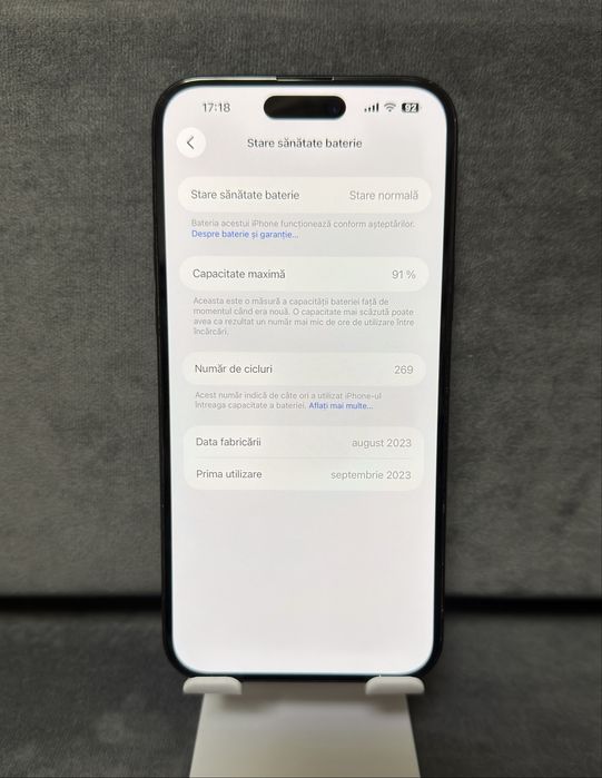 iPhone 15 Plus Max - 128 gb - black negru