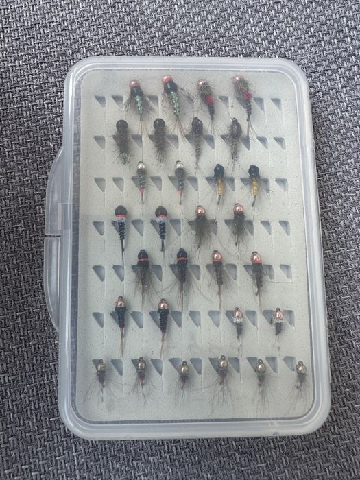 Vand cutie muste artificiale nimfe (pastrav/lipan)