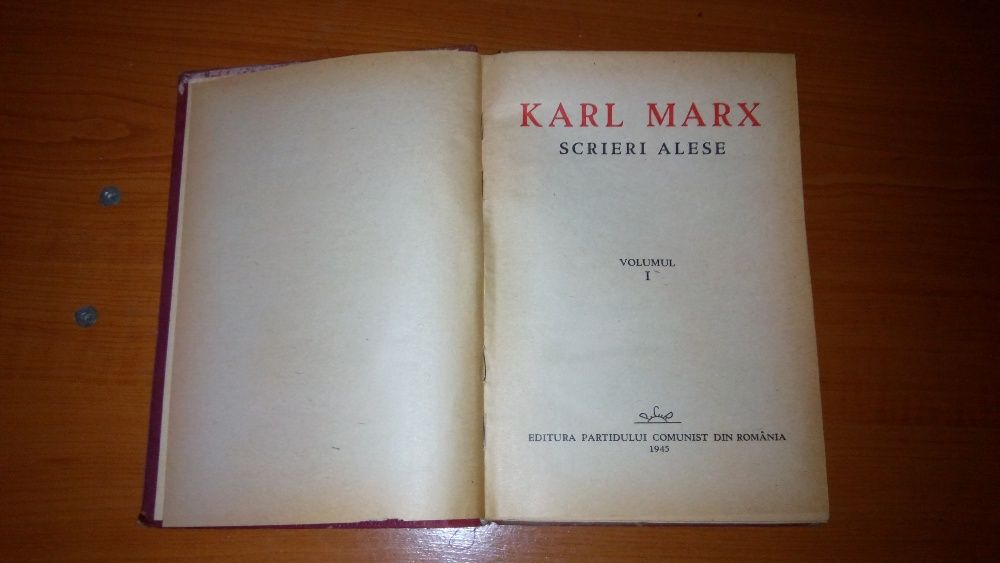 Karl Marx, "Scrieri Alese"