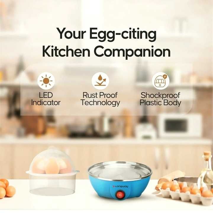 Супер цена! Иновативна Яйцеварка на два етажа за 14 яйца Egg Cooker