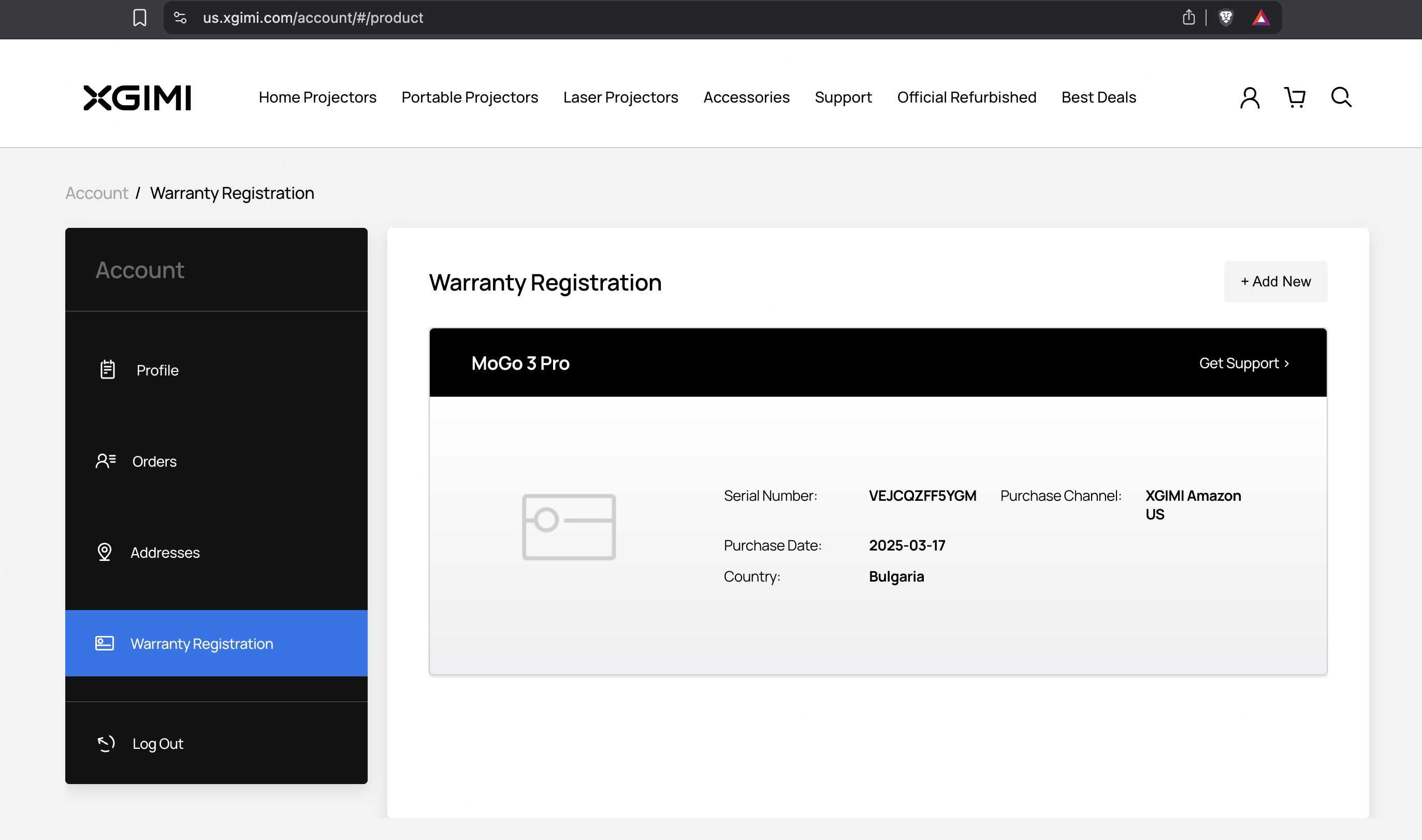 Портативен проектор MoGo 3 Pro с Google TV  (+ стойка и калъф)