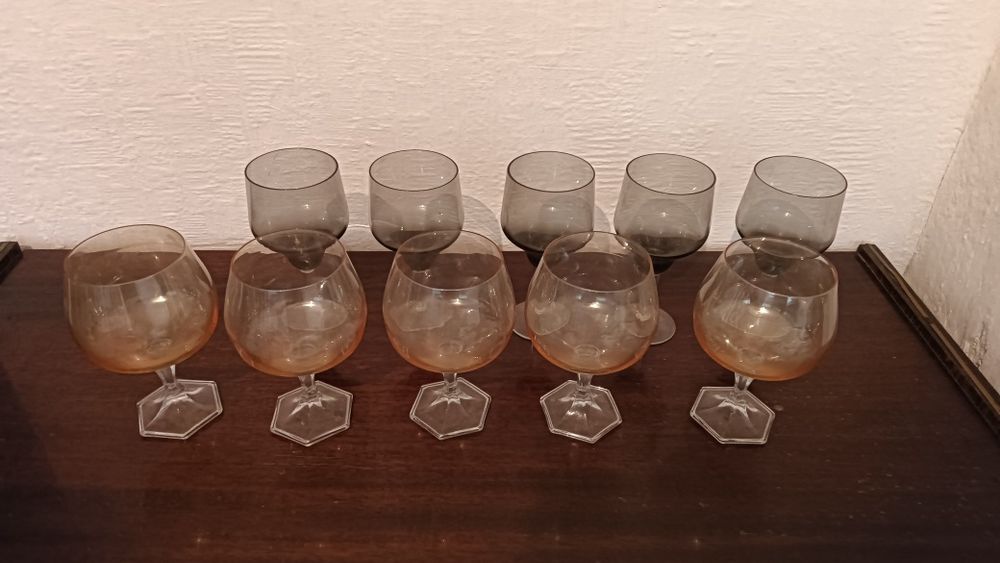 Посуда. Бокалы для вина Чехия.