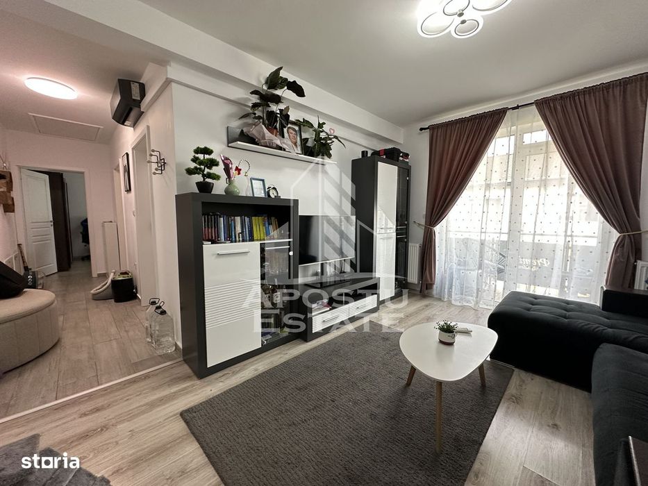 Apartament cu 2 camere decomandat mobilat si utilat in Giroc la asfalt