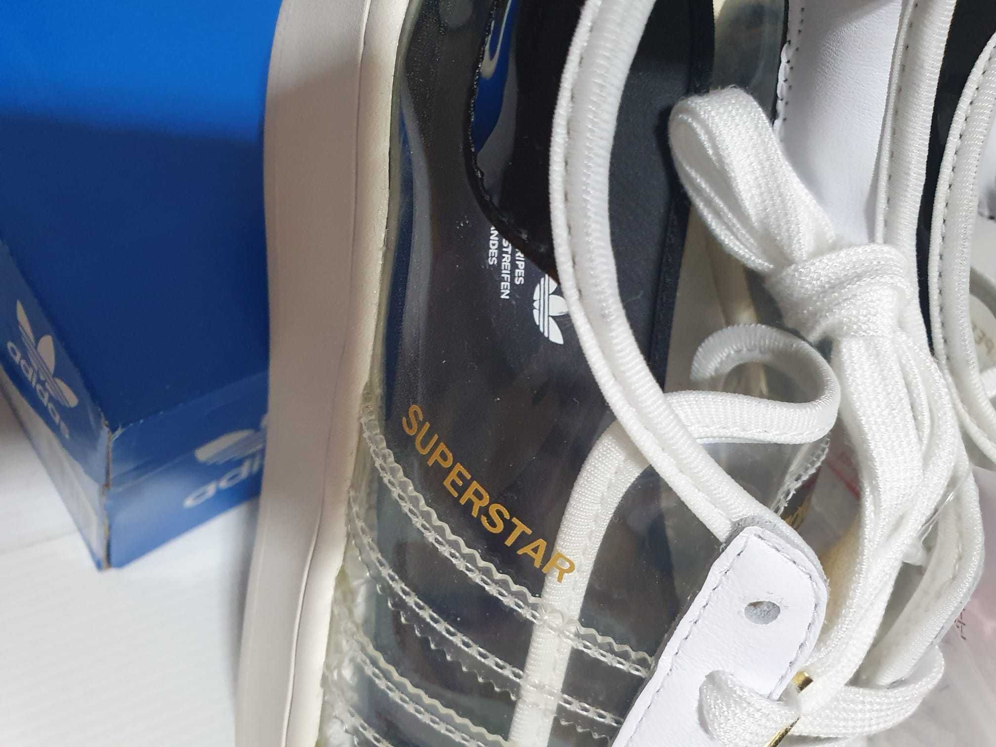 Adidas Superstar FV3361 transparent masura 37 1/3 si 38 originali noi