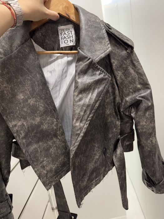 Geaca scurta din piele ecologica