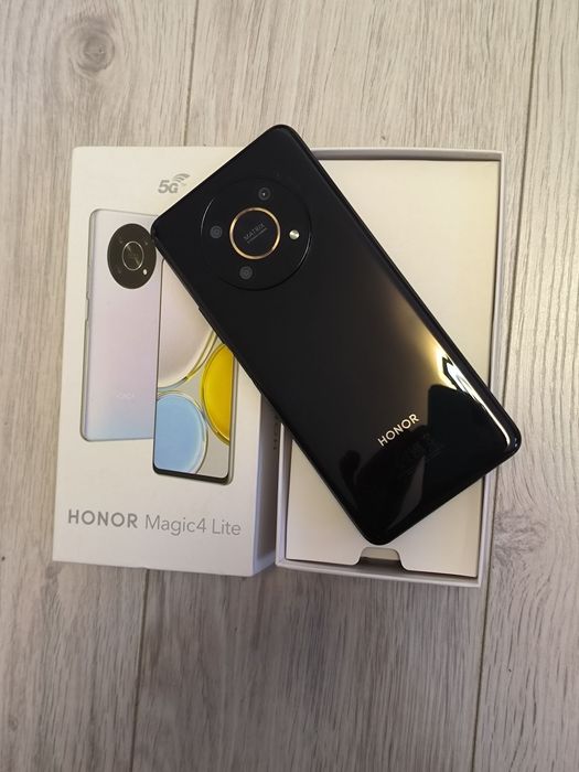 Honor magic 4 lite negru impecabil la cutie