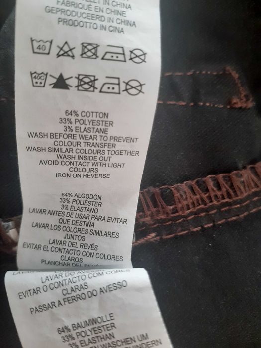 Pantaloni jeans skinny aspect metalic, Denim Co.