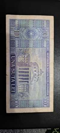 Bancnota 100 lei -an 1966